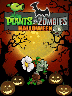 plants vs zombies halloween for mobile